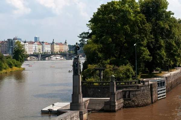 Na Pradze. ? zech Republika — Zdjęcie stockowe