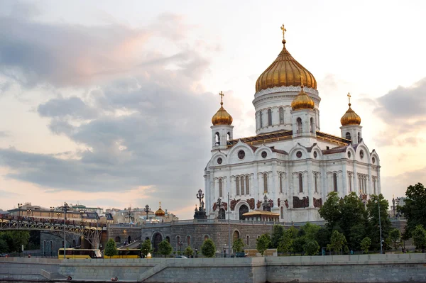 De kathedraal van Christus de Verlosser, Moskou, Rusland — Stockfoto