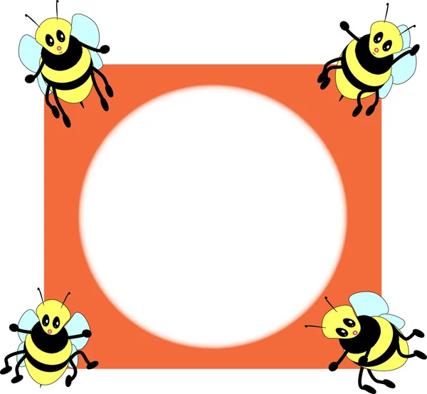 Weinig bijen — Stockvector