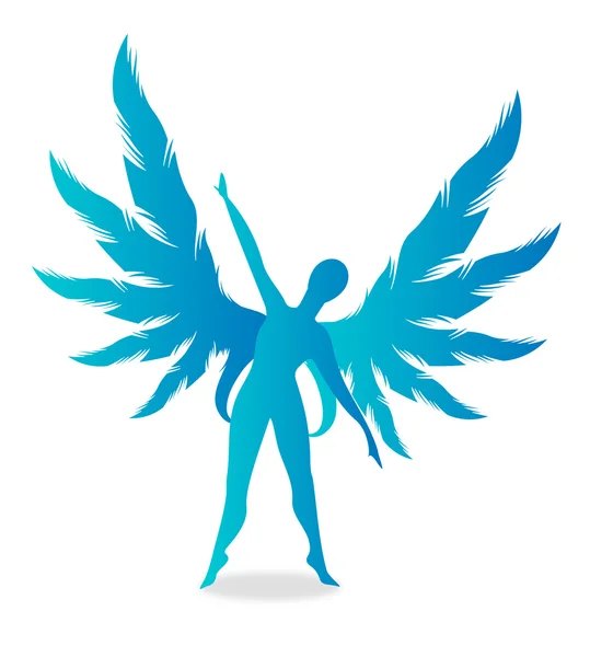 The angel — Stock Vector