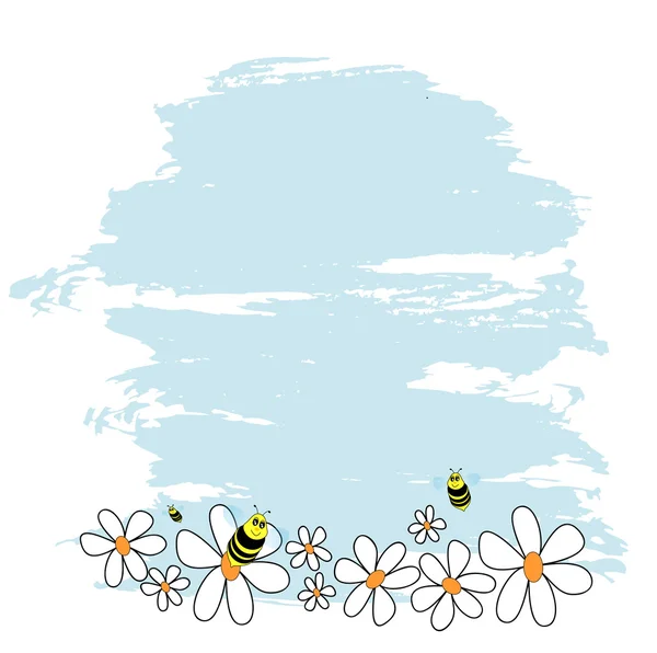 The vector bees — Stock Vector