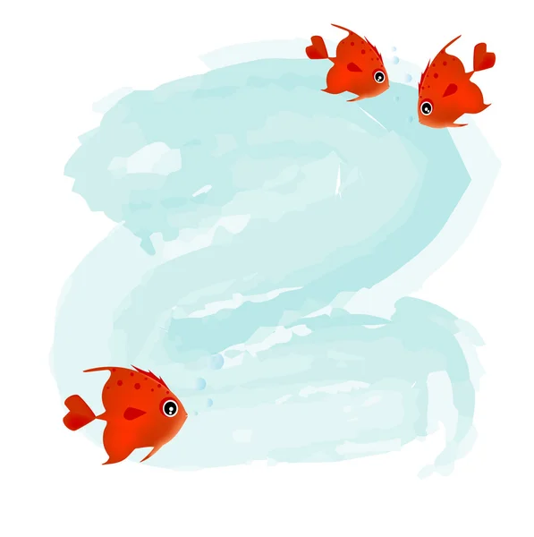 Les poissons vecteurs — Image vectorielle