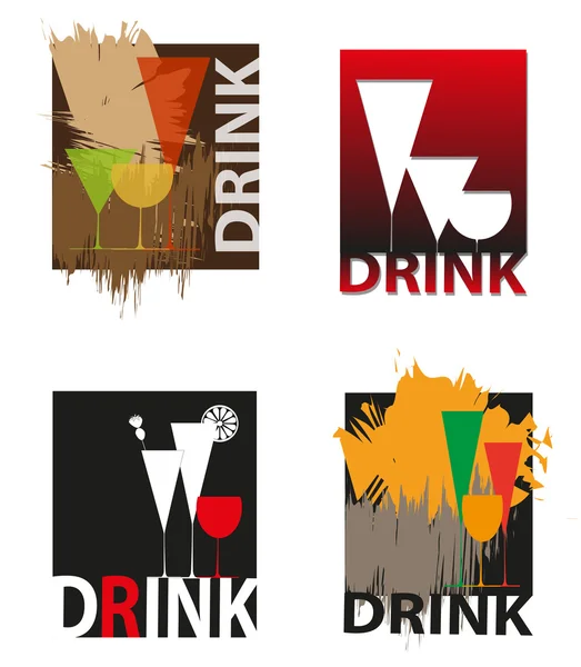 Vector logo Illustration for bar — Stock Vector