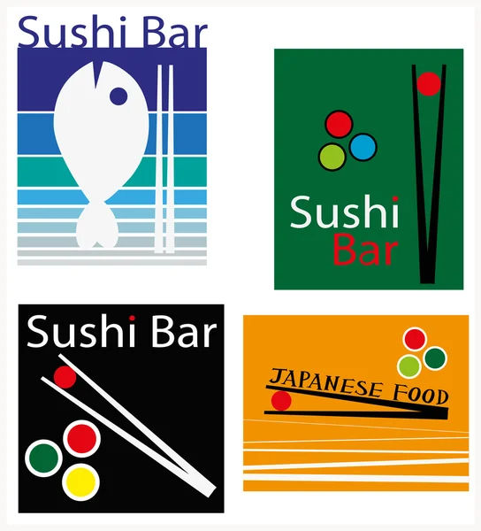 Bar de sushi — Archivo Imágenes Vectoriales