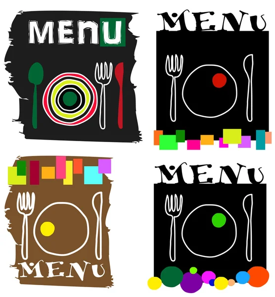 Menu — Stock Vector