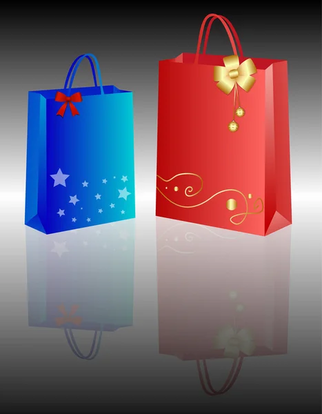 クリスマスの袋 — ストックベクタ