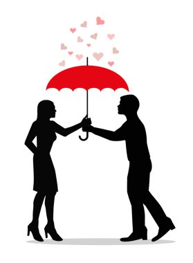sevgi ve şemsiye