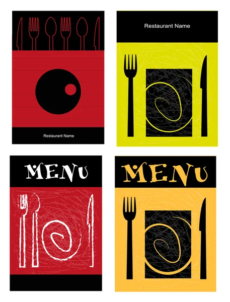 Menu illustration — Stock Vector