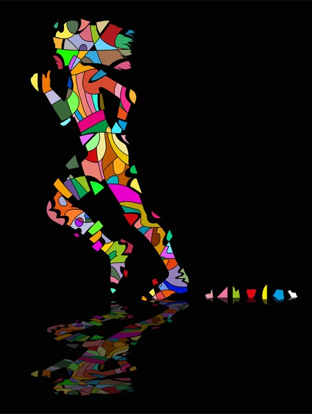 çalışan kız kırık Mozaik