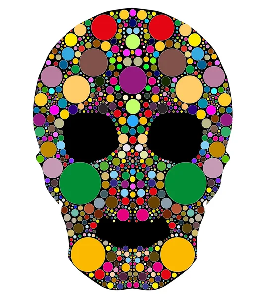 Abstract skull — Stock Vector