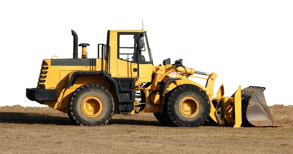 Bulldozer and dirt — Zdjęcie stockowe