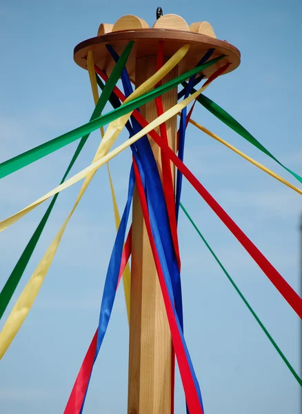 Maibaumaufrollen — Stockfoto