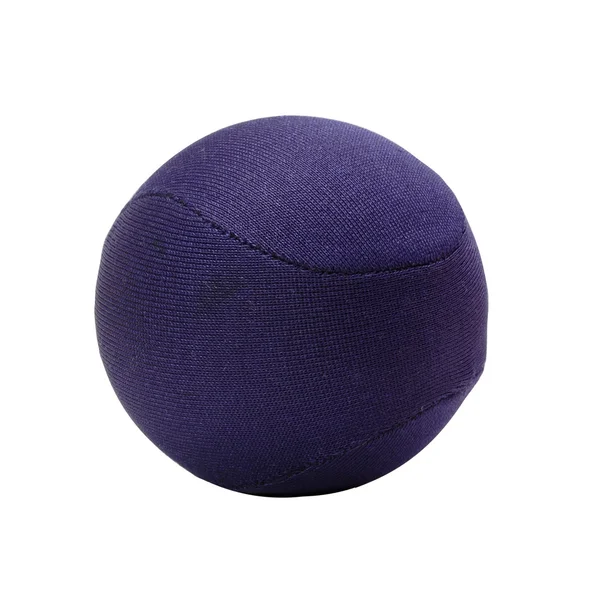Blue stress ball isolated on white — Stock Photo, Image