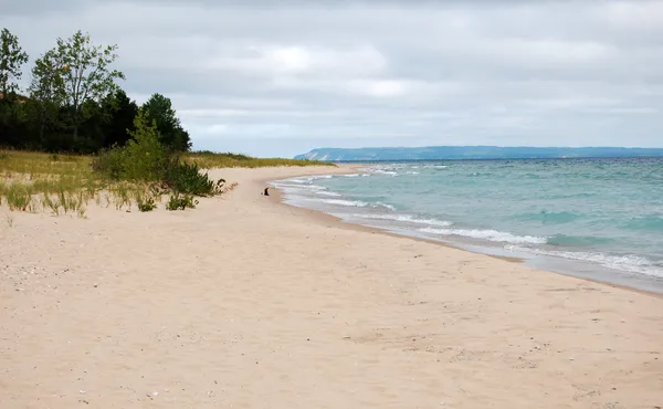 Dune beach, Leelanau State Park — Stock Photo, Image