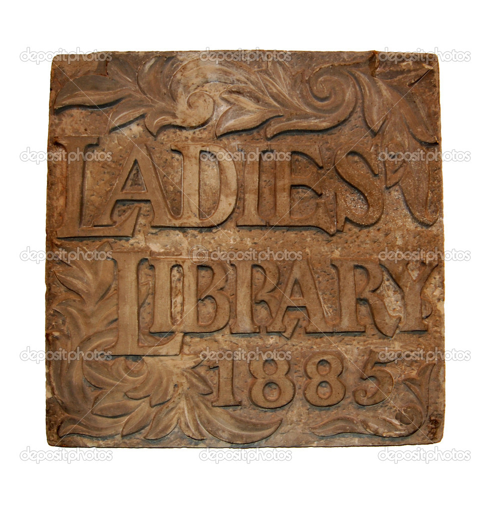 Cornerstone for original Ladies Library
