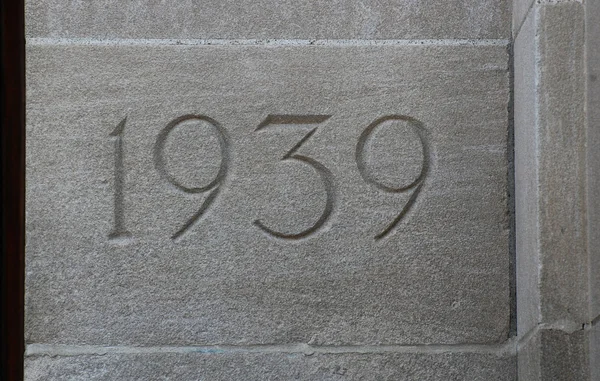Cornerstone 1939 — Stock Photo, Image