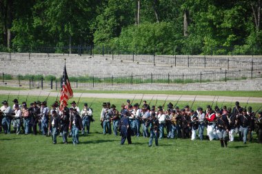 iç savaş reenactors greenfield village, mi
