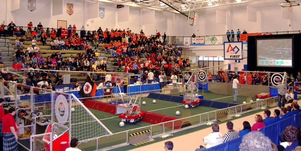 FIRST Robotics competition, Ann Arbor, MI March 13, 2010 — Stock Photo, Image