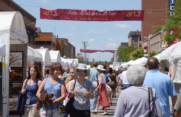 Ann arbor devlet sokak alan Sanat Fuarı — Stok fotoğraf