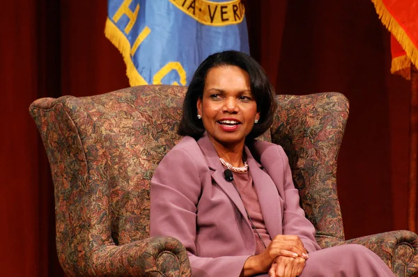 Condoleezza Riceová na michigan — Stock fotografie