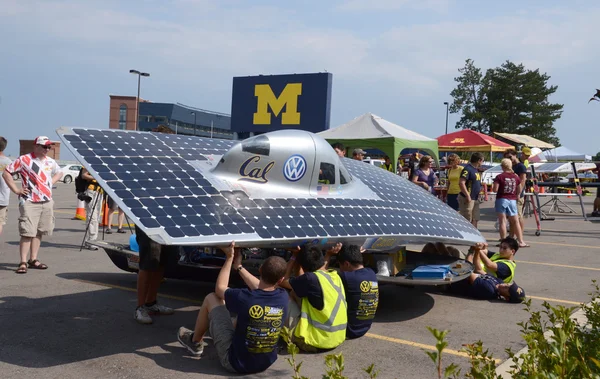 Berkeley carro solar no American Solar Challenge — Fotografia de Stock