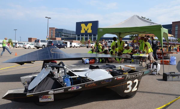 Principia College car at American Solar Challenge — Stock Photo, Image