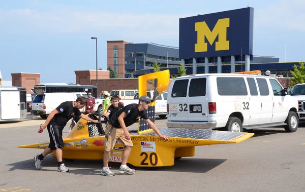 Carro solar da Western Michigan University no American Solar — Fotografia de Stock