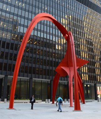 Chicago Flamingo heykeli