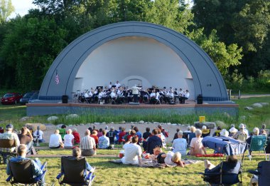 Ann arbor toplumsal grup Batı Park'ta gerçekleştiren