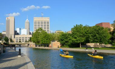 Indianapolis Merkez kanalda kanocu 