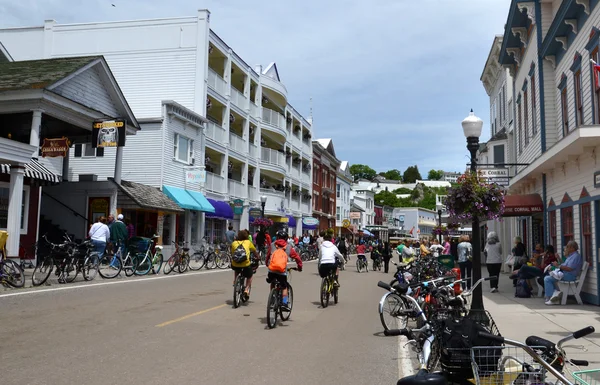 Downtown Mackinac Island — Stock Photo, Image