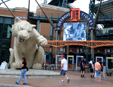 Comerica park ön girişi 