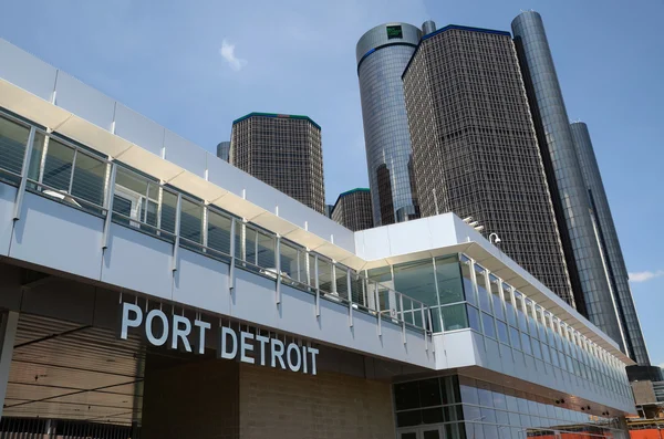 Bağlantı noktası detroit Detroit, mı — Stok fotoğraf