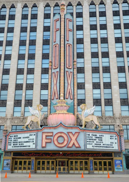 Fox theater in Detroit, MI — Stock Photo, Image