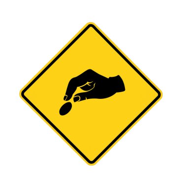 ödeme yol işaret - sarı-