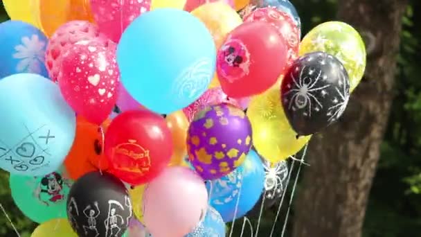 Luftballons — Stockvideo