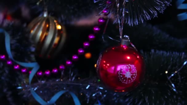 Kerstmis speelgoed — Stockvideo