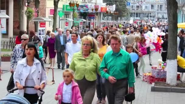 Multitud. festival — Vídeo de stock