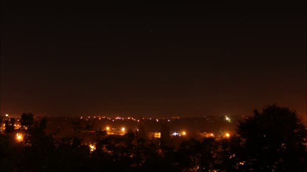Gece Şehri — Stok video