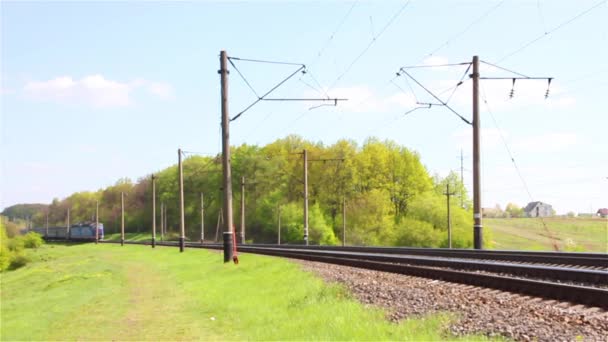 Eisenbahn — Stockvideo