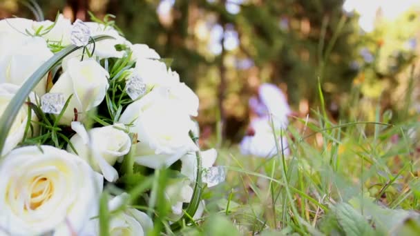 Decoración de boda — Vídeos de Stock