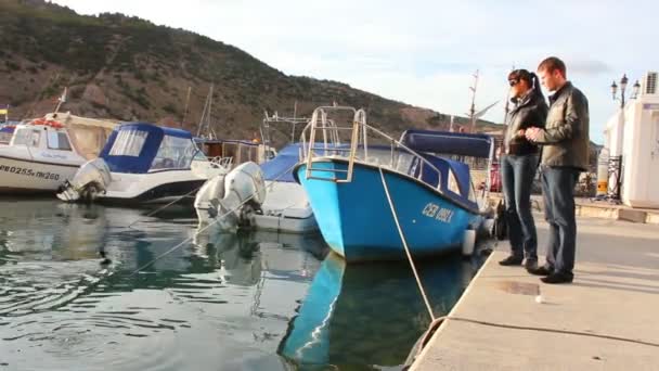 Couple canards nourrisseurs — Video