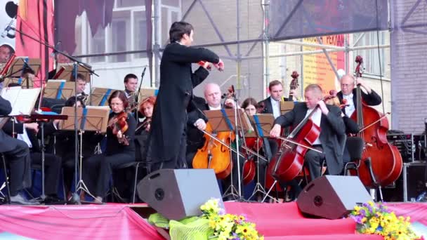 Lviv Senfoni Orkestrası — Stok video