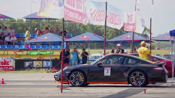 Velocidade carro — Vídeo de Stock