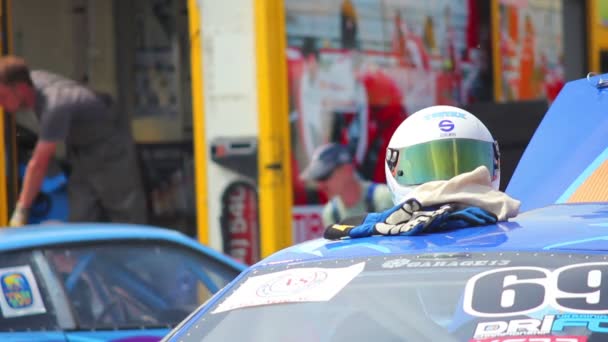 Festival de carreras de coches — Vídeo de stock