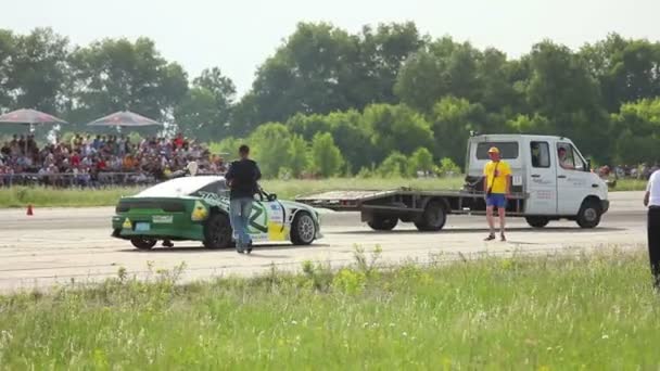 Festival de carreras de coches — Vídeo de stock