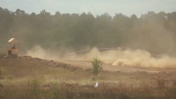 Carros de corrida — Vídeo de Stock