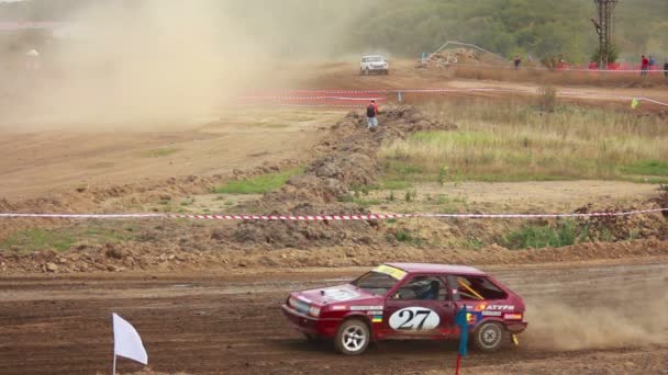 Carros de corrida — Vídeo de Stock