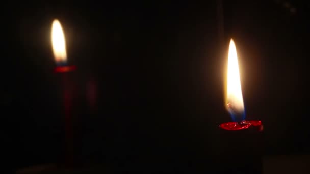Flamme aux chandelles 