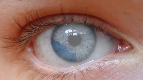 Menschliches Auge — Stockvideo